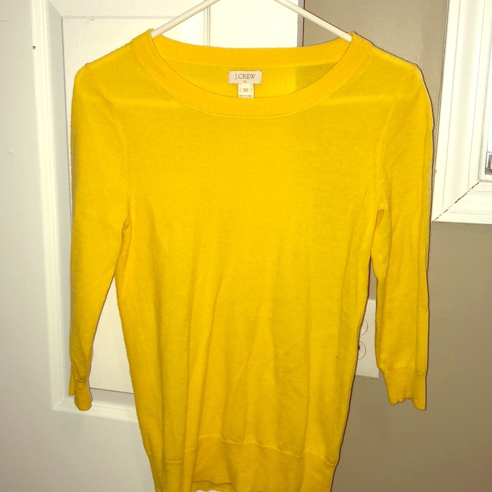 J.Crew Yellow Sweater